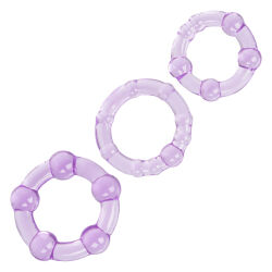 Эрекционное кольцо "Island Rings Purple" (набор 3 шт.)