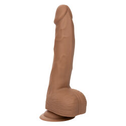 Фаллоимитатор-реалистик "Dual Density Silicone Studs 8' Brown"